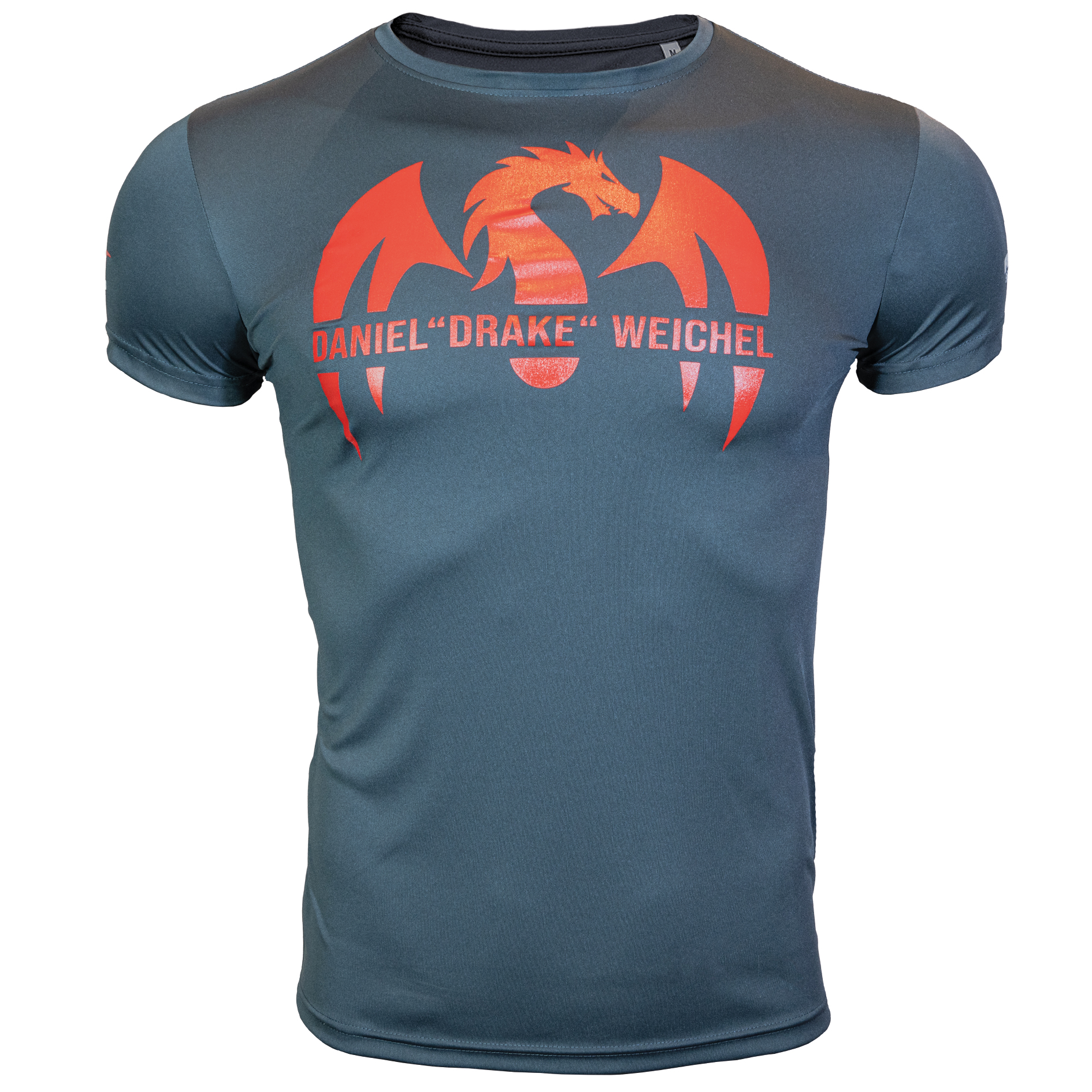 Support-Shirt, Fan-Shirt Bellator Fighter und FEFLOGX Sportswear Fighter Daniel Weichel, vordere Ansicht. FFX Support-Shirt Bellator MMA Fighter Daniel Weichel