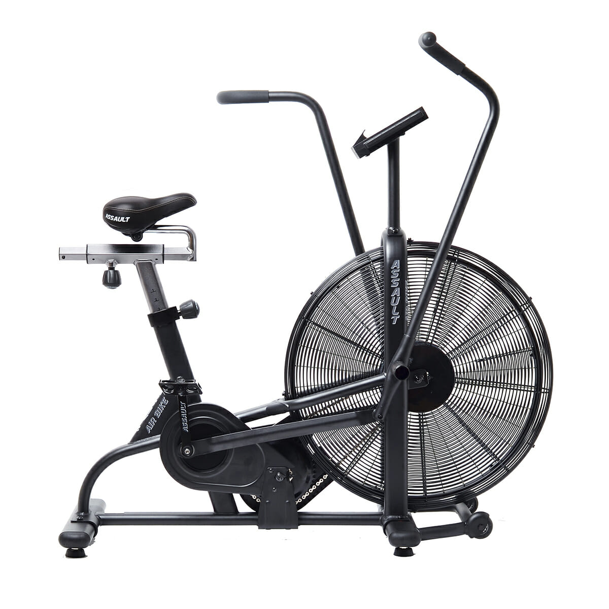 FEFLOGX Sportswear, Assault Fitness Assault Air Bike Classic, Seitenansicht, Heimtrainer, Airbike, Fahrrad-Ergometer, Cardio. FFX ASSAULT FITNESS AIR BIKE CLASSIC