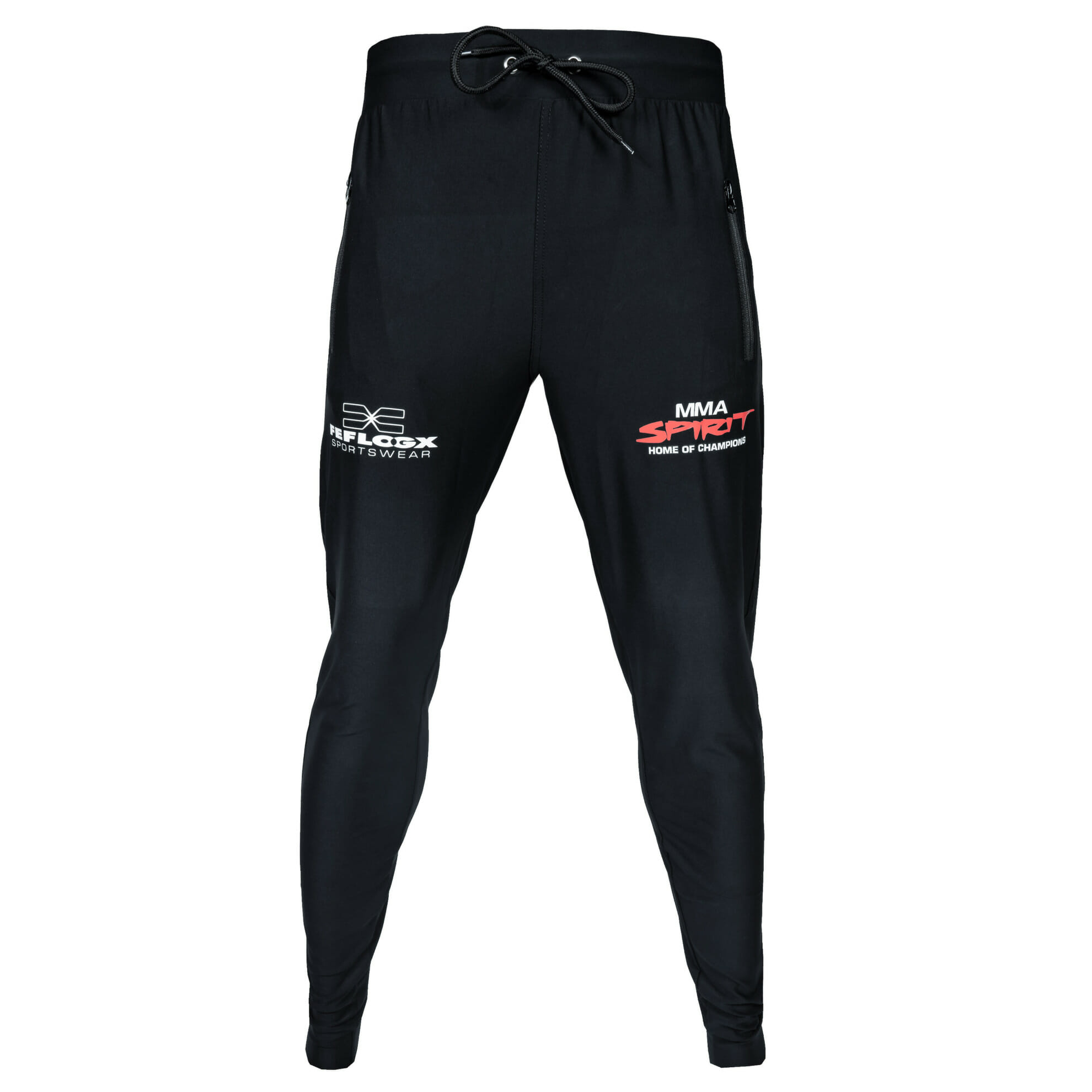 Support Trainingsanzug KSW MMA Fighter Christian Eckerlin, Trainingshose/Jogginghose, MMA Spirit, Zec Plus, FEFLOGX Sportswear, vordere Ansicht. FFX Trainingsanzug Oktagon MMA Fighter Christian Eckerlin Support