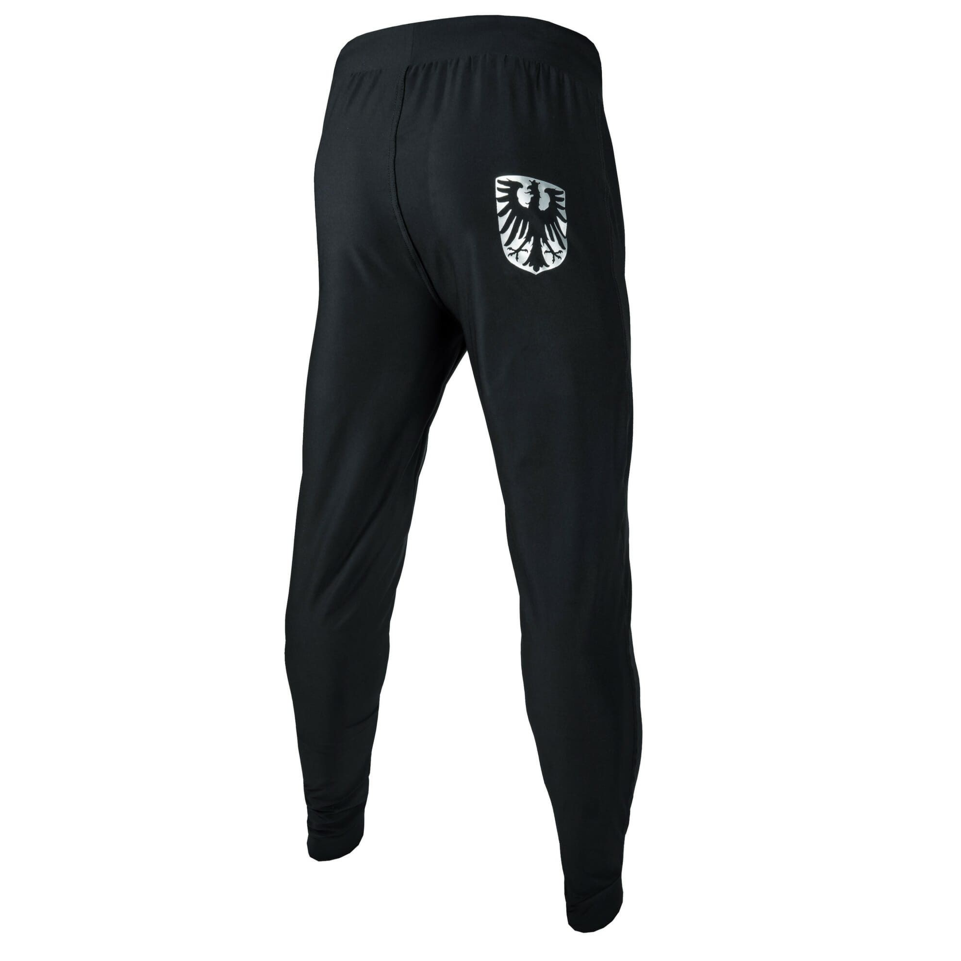 Support Trainingsanzug KSW MMA Fighter Christian Eckerlin, Trainingshose/Jogginghose, MMA Spirit, Zec Plus, FEFLOGX Sportswear, hintere Ansicht. FFX Trainingsanzug Oktagon MMA Fighter Christian Eckerlin Support
