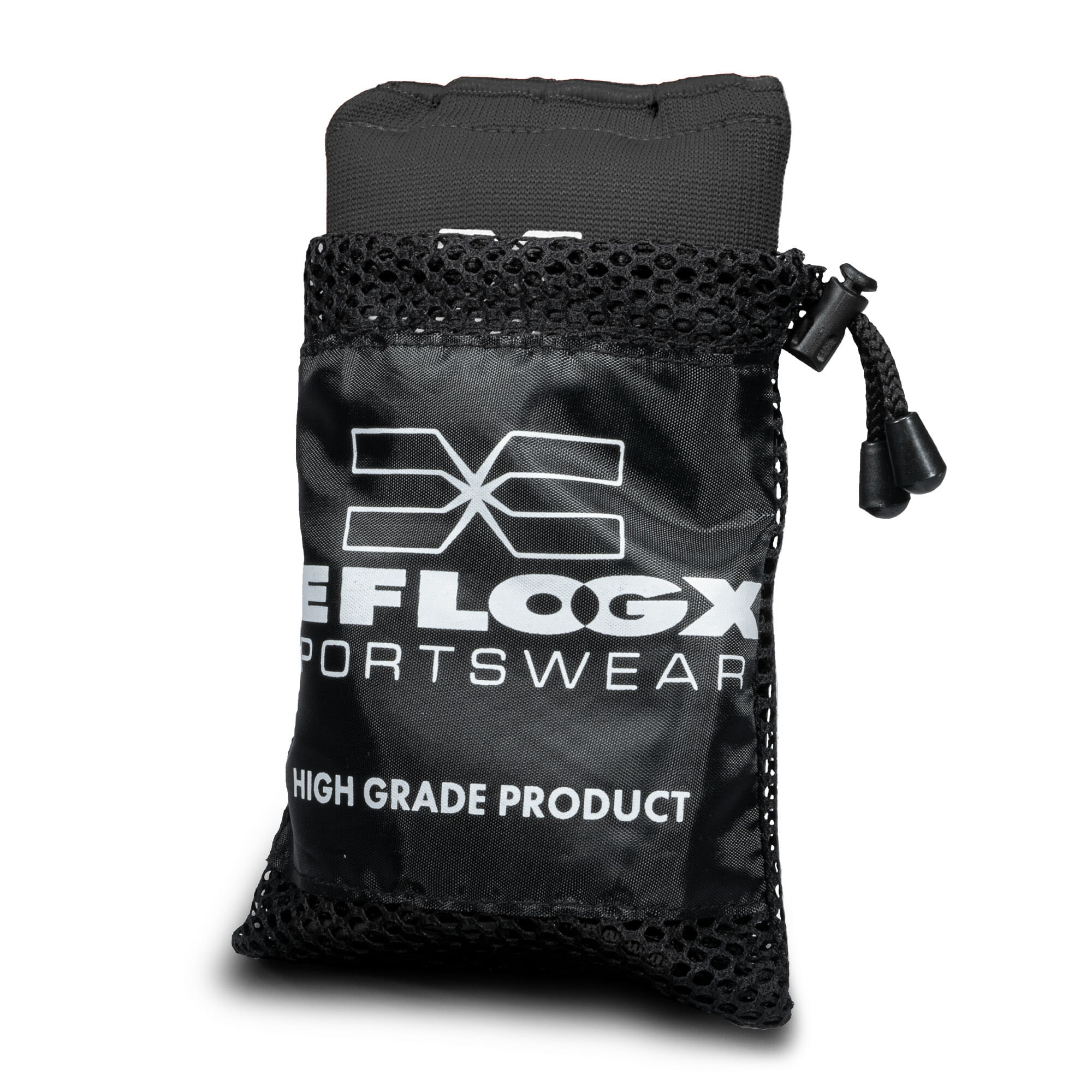 Gel Bandagen Handschuhe FEFLOGX Sportswear. Gel Handschuhe, Boxbandagen, super-bequem, hervorragende Performance & langlebiger Verschluss. Schwarz, mit Aufbewahrungs- & Wäsche-Netz. FFX Performance Gel Bandagen Handschuhe Superior Striker