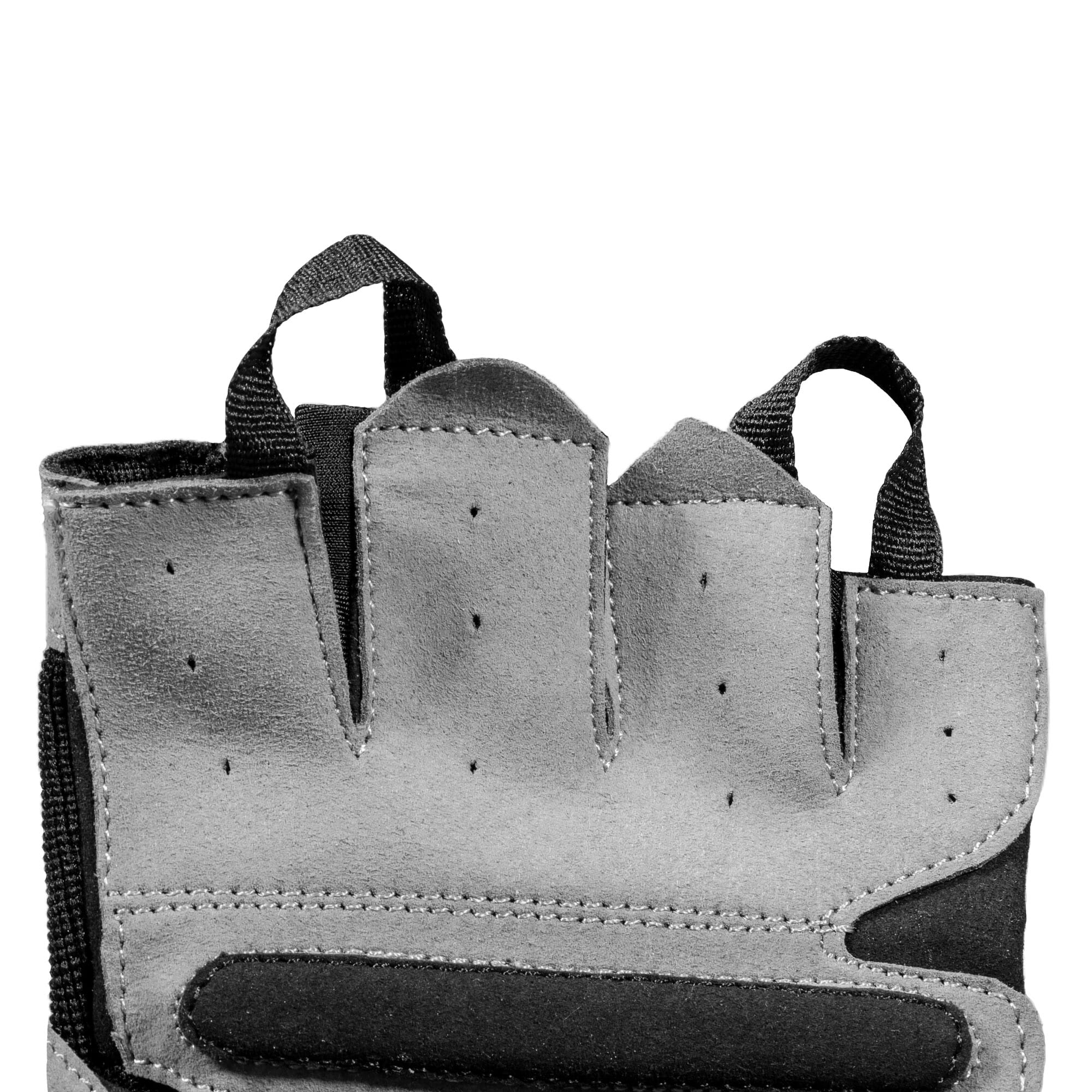 Fitness Handschuhe, Trainingshandschuhe von FEFLOGX Sportswear, in 2 Farben erhältlich, max. Schutz, hoch-komfortabel, leicht & schnell an- & auszuziehen, Detail-Foto der Auszieh-Schlaufen, starker Grip, Gym Gloves, Training, Kraftsport. Equipment. FFX Fitness Handschuhe High Performance