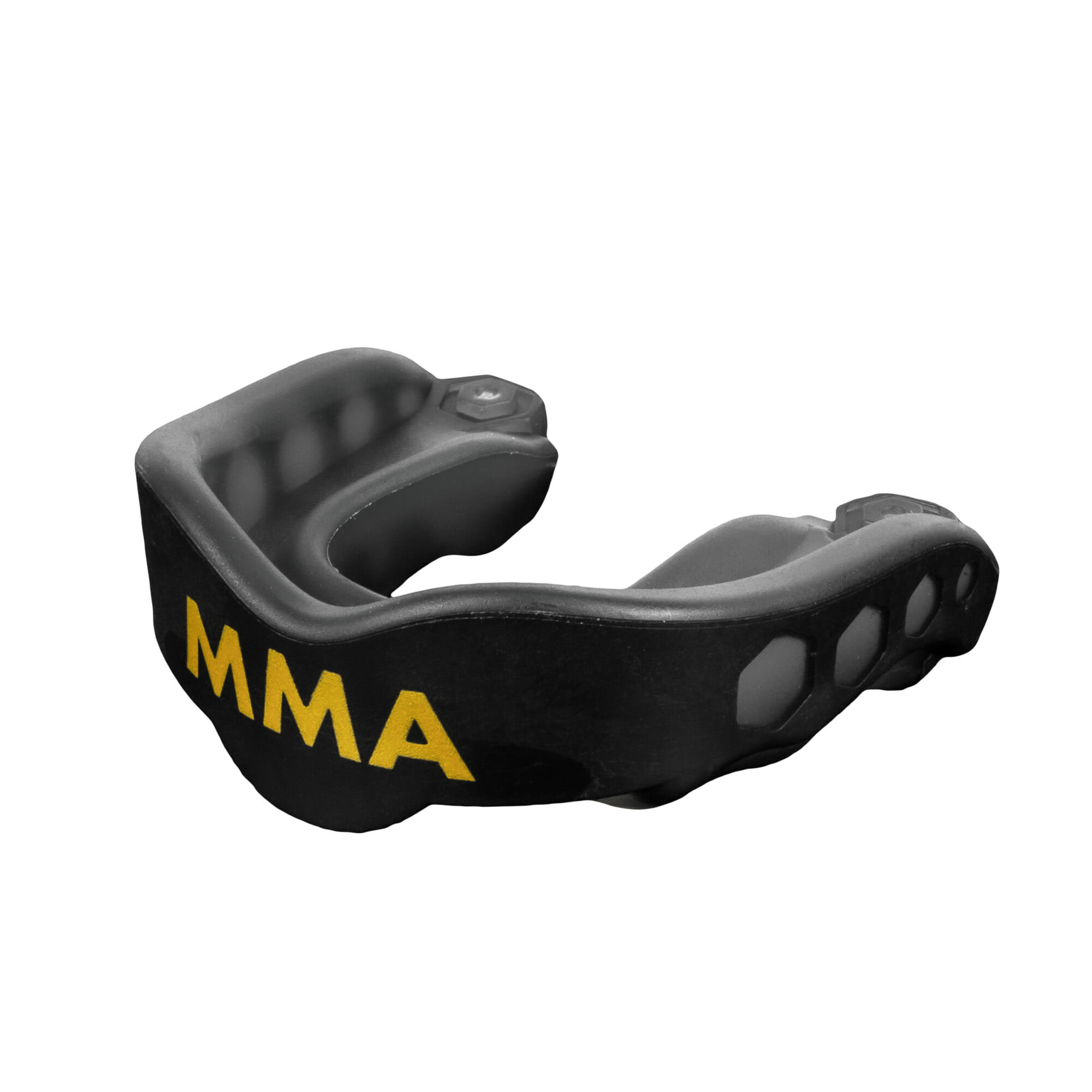 FFX Profi Multi Kampfsport Zahnschutz MMA Limited Fight Edition von FEFLOGX Sportswear, MMA Mundschutz Boxen Zahnschutz Box, Kickboxen Muay-Thai Zahnschutz Mundschutz Kampfsport, auch für jeden anderen Kontaktsport, wie Rugby, Ringen etc. Hockey Mundschutz Höchster Schutz, Sport Mundschutz, weltweit einzigartiges goldenes Design, höchster Komfort, mit hygienischer Aufbewahrungsbox & Atemwegskanälen mit Verpackung & Anleitung (10). FFX Profi Multi Zahnschutz MMA Limited Fight Edition
