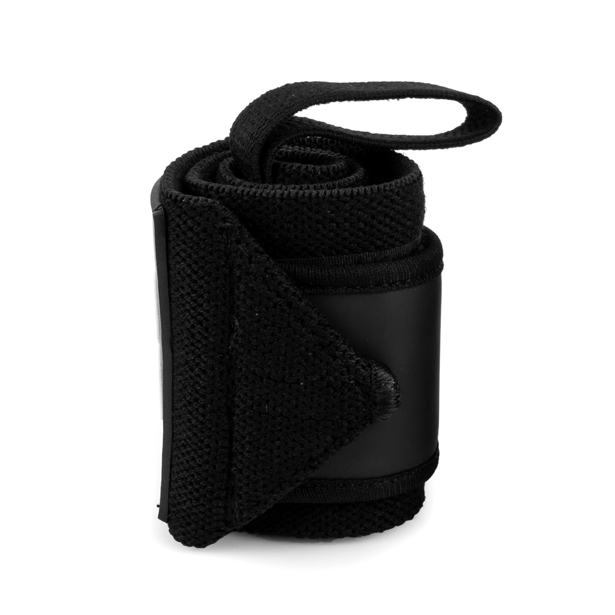 Gewichtheber Bandagen Zughilfen Fitness Performance von FEFLOGX Sportswear, Handgelenkstützen, Handgelenkbandagen, Lifting Straps, mit Daumenschlaufen, aufgerolltes Foto der Wrist Wraps (1). FFX Fitness Handgelenk Bandagen Elite Strength