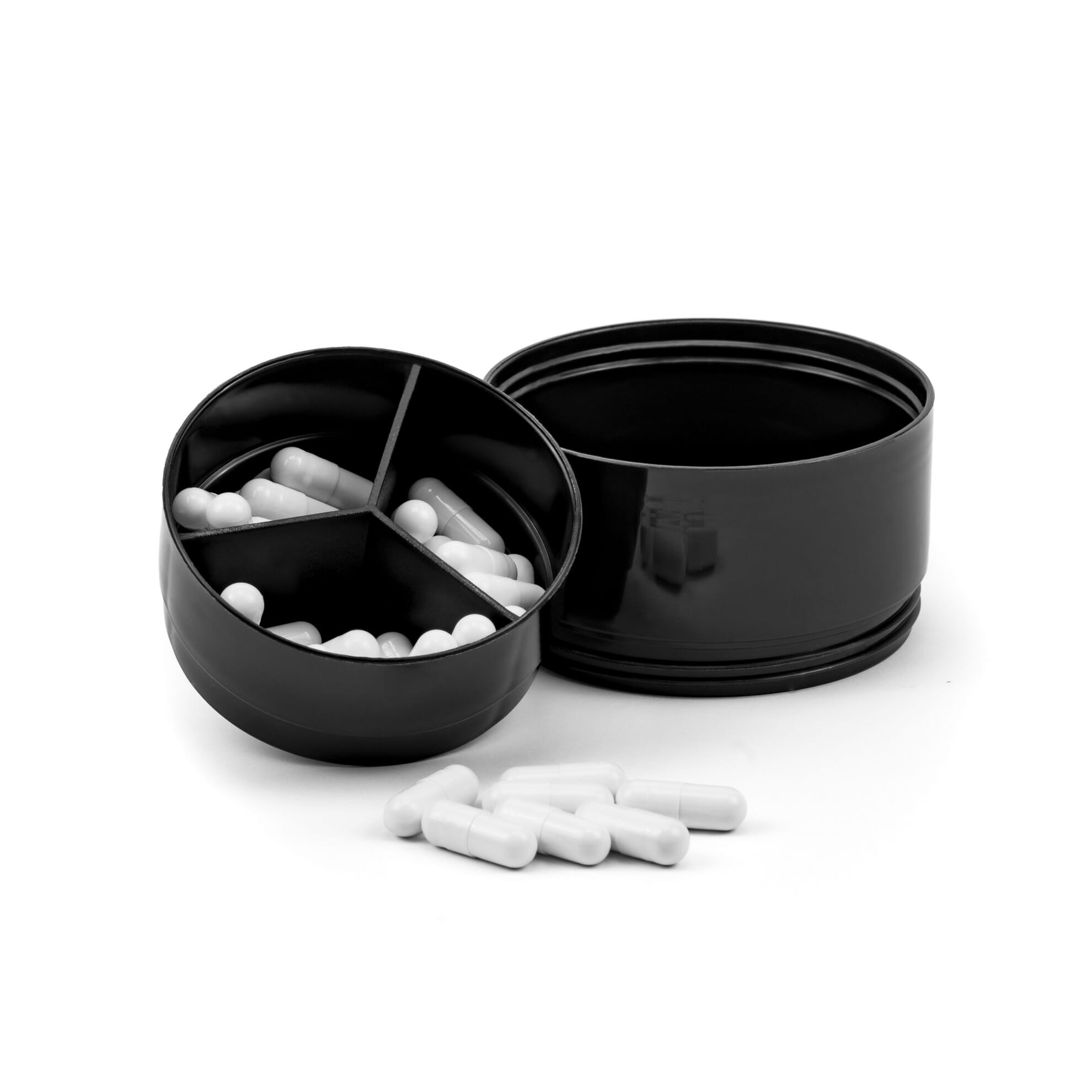 FEFLOGX Sportswear FFX Eiweiß Shaker Multi Boost High Performance, mit 2 Fächern für Pulver & Tabletten / Supplements etc., höchste Qualität mit hochwertigem Drehverschluss & herausnehmbarem, erstklassigem Edelstahl-Feder-Sieb für supercremige Shakes, 750ml / 20oz, frei von BPA & DEHP, Mixer, enorm langlebig & verlässlich auslaufsicher, vordere, Shakemixer, Eiweiß Shaker, Protein Shaker mit Pulverfach, Eiweißshaker, Shake Mixer, recycelbar, Vorderansicht, Skala 500ml Foto_8. FFX Eiweiß Shaker Multi Boost
