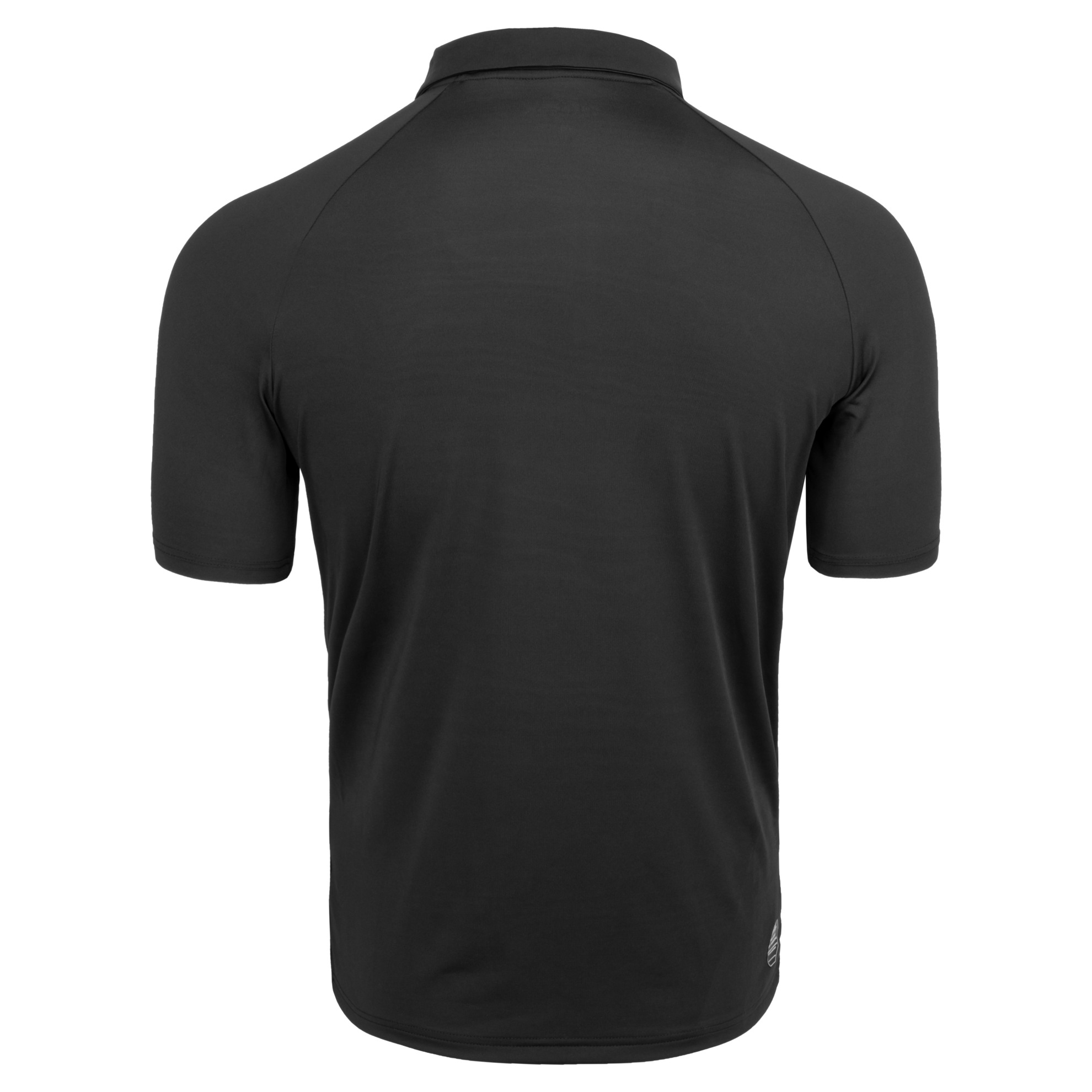 FFX Performance Poloshirt Excellent Athletics by FEFLOGX Sportswear, elegantes Polo Shirt, stilvolles Poloshirt, super bequemes Polo T Shirt, High Performance Sport Polo Shirt, Poloshirt Herren, Farben: schwarz, grün, blau, Rückseite schwarzes Sport Poloshirt. FFX Performance Poloshirt Excellent Athletics