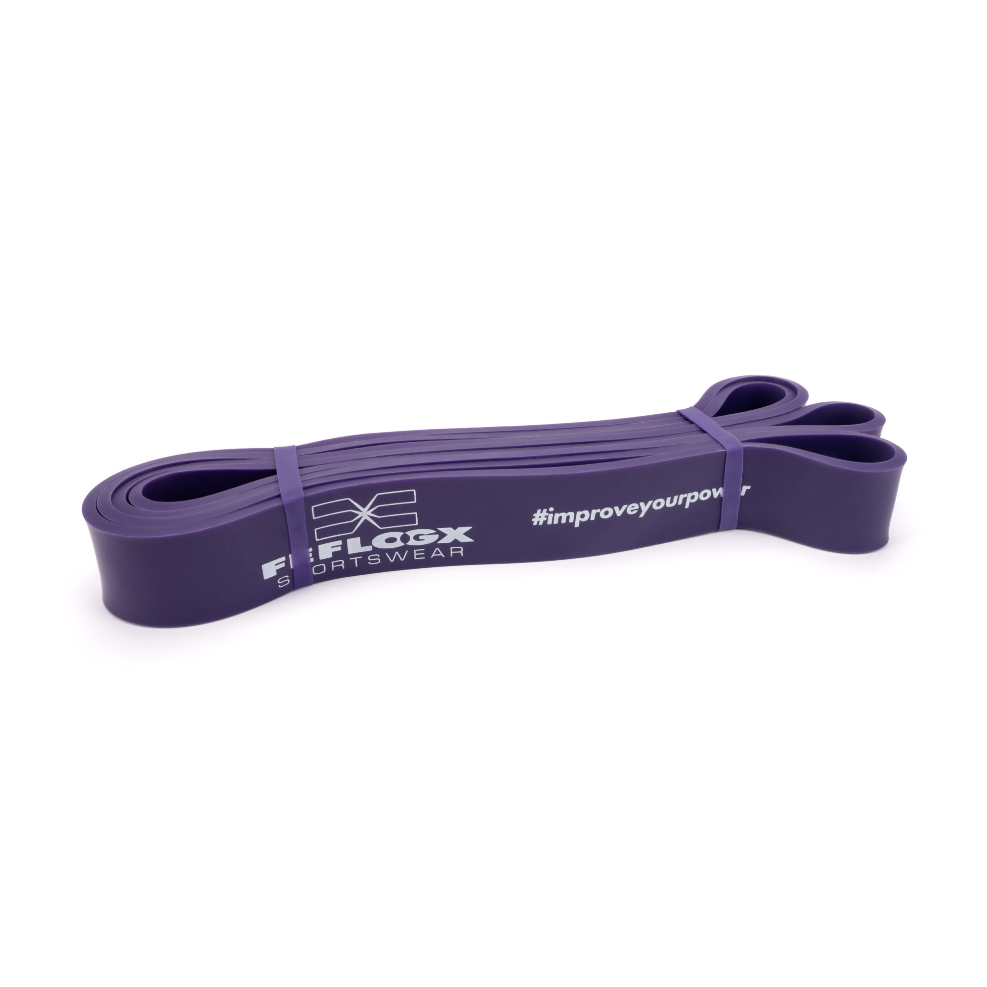FFX Große Profi Widerstands Fitnessbänder High Performance by FEFLOGX Sportswear. Gummibänder Sport einzeln oder in 4er- & 5er-Packs, Sport Widerstandsbänder in 4 verschiedenen Stärken und Farben. Resistance-Bands, Gummiband Sport, Fitnessbänder Set für Training, auch perfekt als Klimmzughilfe, lila, starkes Loop Band, mit extrem hochwertigem Netzbeutel (2). FFX Große Profi Widerstands Fitnessbänder High Performance