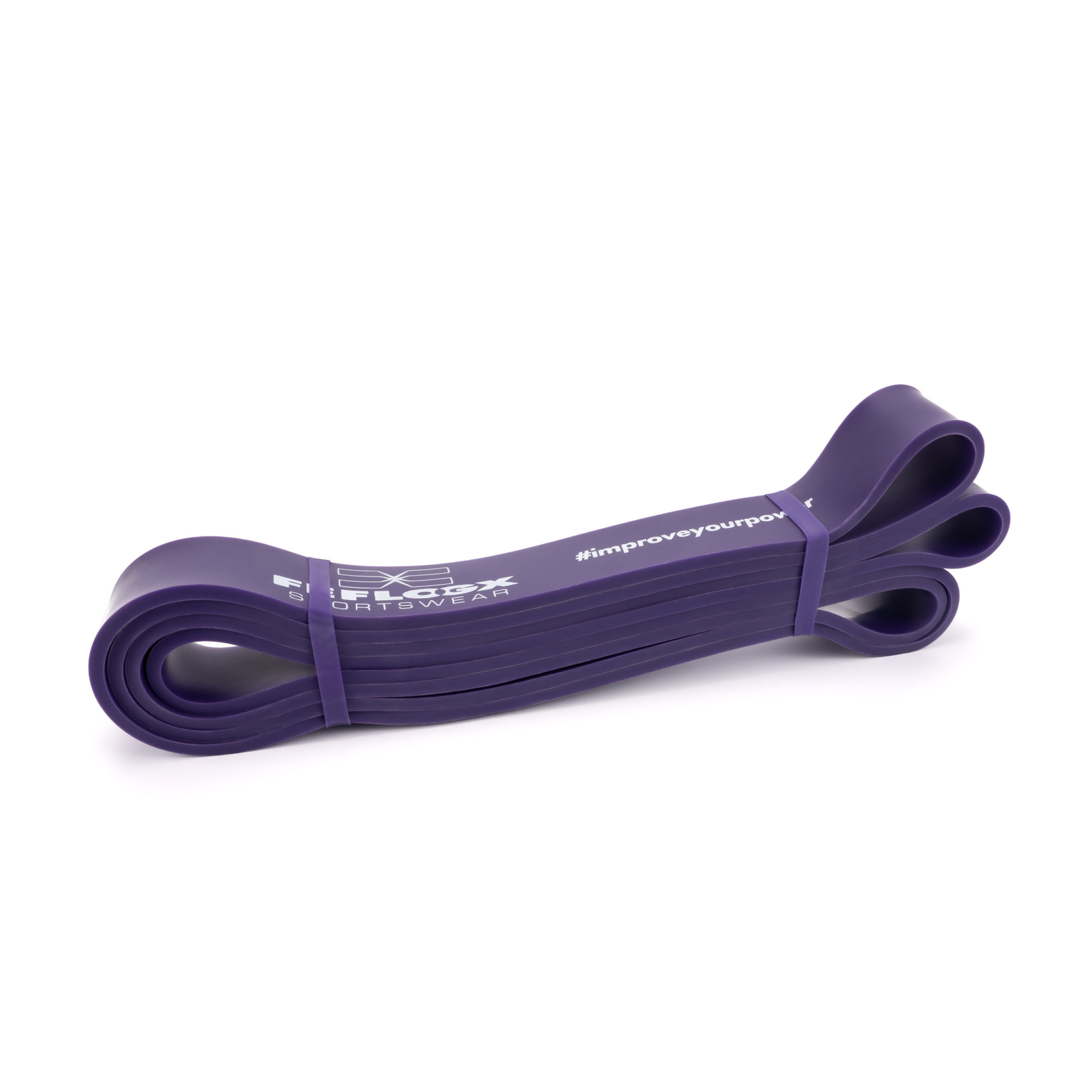 FFX Große Profi Widerstands Fitnessbänder High Performance by FEFLOGX Sportswear. Gummibänder Sport einzeln oder in 4er- & 5er-Packs, Sport Widerstandsbänder in 4 verschiedenen Stärken und Farben. Resistance-Bands, Gummiband Sport, Fitnessbänder Set für Training, auch perfekt als Klimmzughilfe, lila, starkes Loop Band, mit extrem hochwertigem Netzbeutel (1). FFX Große Profi Widerstands Fitnessbänder High Performance