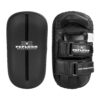FFX Profi Kickbox Pratzen Performance Striker by FEFLOGX, Elite Kickpratzen für High-Performance, Kick Pratzen in Superior Qualität, Rückansicht und vordere Ansicht der Thaibox Pratzen Kickboxen. FFX Profi Focus Boxpratzen Superior Performance