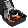 FFX Various Superior Profi Springseile 3er-Set Absolut Power by FEFLOGX. 3m Länge & Größenverstellbar, 3 verschiedene Stärken. Hochwertigstes & professionelles Rope Skipping Seil. Seilspringen auf höchstem Niveau für eine exzellente Performance, Springseil Boxen, Sport Springseil Fitness Springseile Erwachsene & Kinder, Box-Springseil, MMA, Kampfsport, Kickboxen, Yoga & in jeder anderen Sportart optimal einsetzbar. Skipping Rope by FFX mit Kugellager & Dreh-Verschluss zum einfachen Einstellen der Länge, komplette Ansicht der Griffe & der 3 verschiedenen Seile mit Aufbewahrungs-Box des Jumprope 3er Set (1). FFX Mini Boxhandschuhe Schlüssel- & Spiegelanhänger