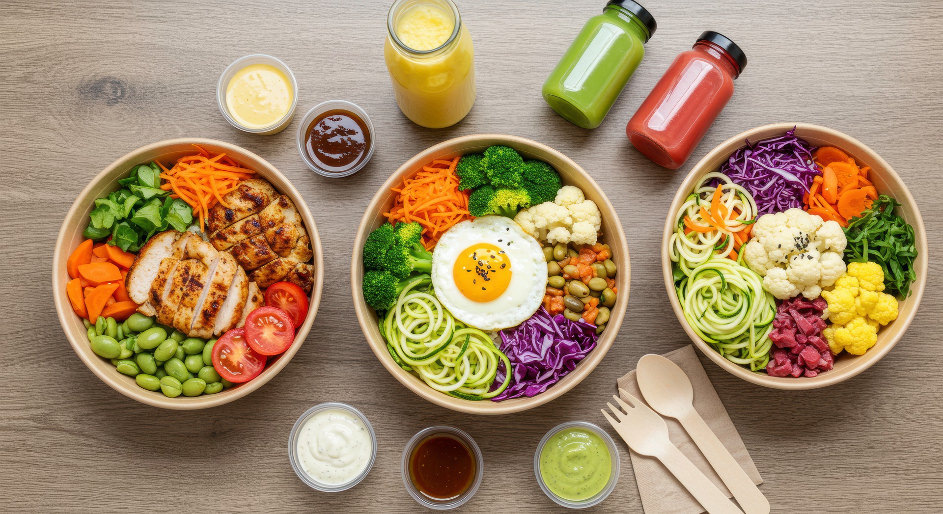 Mega leckere FEFLOGX Fitness- & Protein Gerichte für Sportler, Fighter & gesundheitsbewusste Menschen. Zubereitung einer FEFLOGX Protein-Bowl mit nährstoffreichen, leckeren & gesundheitsfördernden Zutaten. Karotten, Spiegel-Ei, Speck, Blumenkohl, Brokkoli, Avocado, Salat, Lauchzwiebeln, Hähnchenbrust, Tomaten, Spinat, Zucchini, Bohnen.