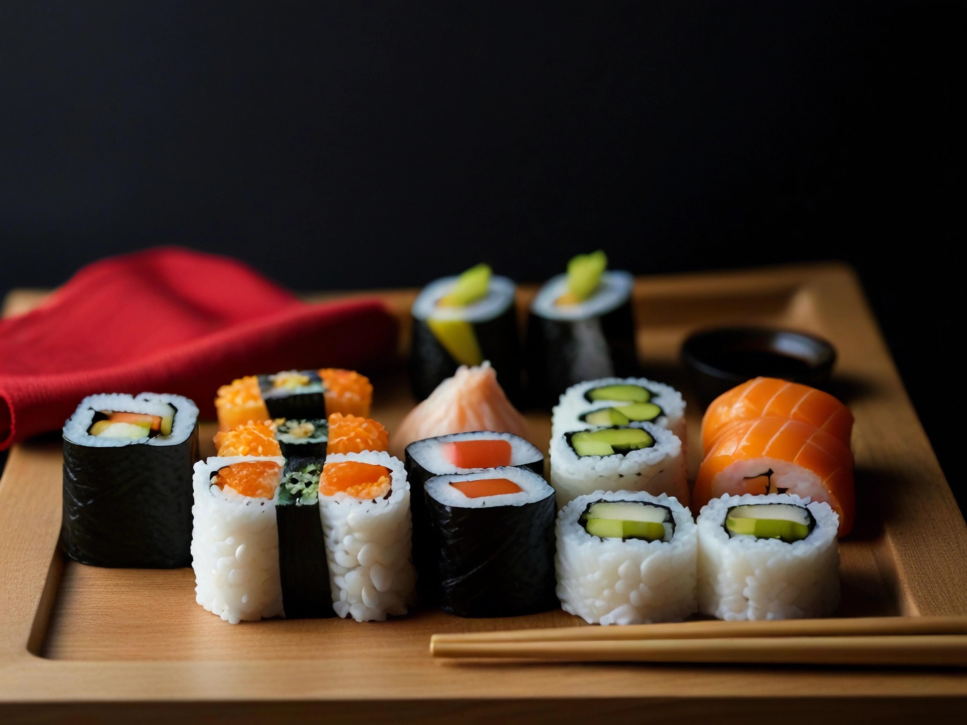 Sushi Rezept zum selber machen by FEFLOGX. Gesundes & proteinreiches Fitnessrezept, perfekt für Sportler & gesundheitsbewusste Menschen, Sashimi, Wasabi, Sushi selbst gemacht, Sushi Rezept.